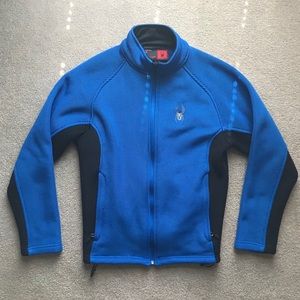 Spyder Blue Full Zip Fleece Small